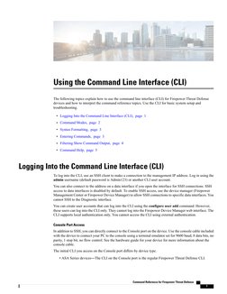 Firepower Threat Defense CLI Guide | PDF | Command Line Interface ...