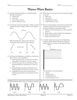 28 Waves-Wave Basics | PDF | Waves | Transmission Medium