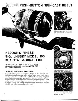 Catalogue Pêche Heddon 1979 – 15 Pages, Vintage USA Excellent état