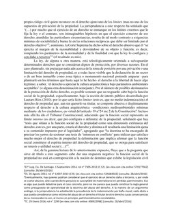 propio código civil quien reconoce en el derecho ajeno uno de los límites (mas no uno de los 
supuestos de privación) de