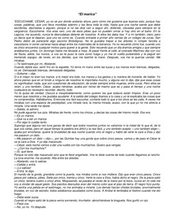 “El marica” 
 
“ESCUCHAME, CÉSAR, yo no sé por dónde andarás ahora, pero cómo me gustaría que leyeras esto, porque hay 
cos