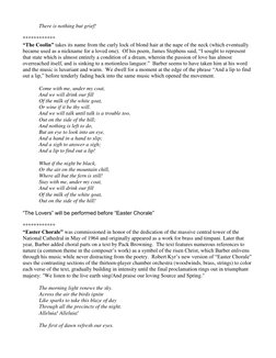 There is nothing but grief! 
 
************ 
“The Coolin” takes its name from the curly lock of blond hair at the nape of