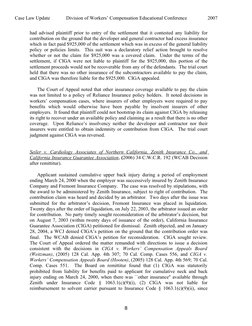 Case Law Update             Division of Workers’ Compensation Educational Conference
2007
had advised plaintiff prior to entr