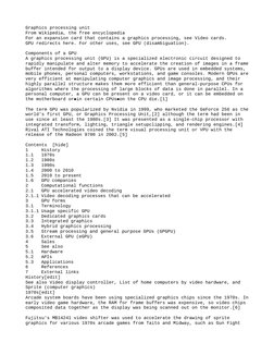 History of Graphics Processing Units | PDF | Graphics Processing Unit ...