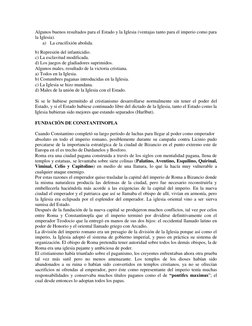 Algunos buenos resultados para el Estado y la Iglesia (ventajas tanto para el imperio como para 
la Iglesia). 
a) La crucifix