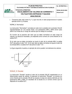 Escalamiento de Señales en TIA Portal | PDF | Señal analoga | voltaje