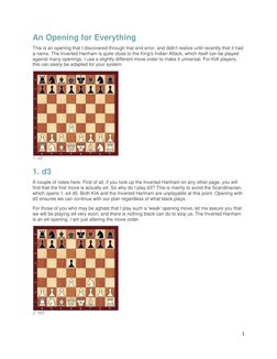 Inverted Hanham Chess Opening Guide | PDF | Chess Openings | Games Of ...