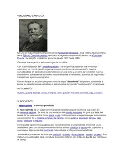 VENUSTIANO CARRANZA. 
fue uno de los principales dirigentes de la Revolución Mexicana , cuya victoria revolucionaria 
norte E