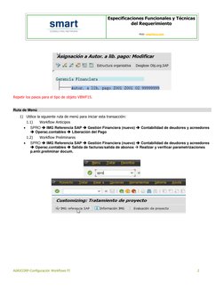 Configuración de Workflows FBA6 SAP | PDF | Contabilidad | Informática