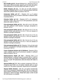 Buffer Solution Preparation Guidelines | PDF | Buffer Solution | Ph