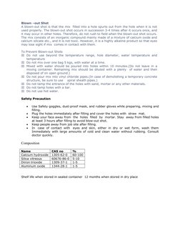 Non-Explosive Chemical Blasting Methods | PDF | Fracture | Drilling