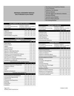 CANS Comprehensive Assessment Guide | PDF | Psychological Trauma ...