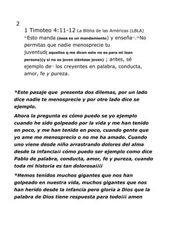 2
1 Timoteo 4:11-12 La Biblia de las Américas (LBLA)
11 Esto manda (ósea es un mandamiento) y enseña[a] (https://www.biblegat