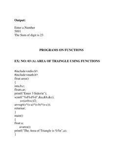 C Programming Lab Manual for 1st Year | PDF | Computer Engineering ...