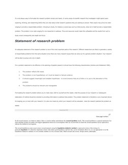 (http://methods.sagepub.com/book/social-research-methods/n6.xml#tab04)It is not always easy to formulate the research proble