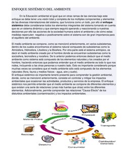 ENFOQUE SISTÉMICO DEL AMBIENTE  (http://www.mailxmail.com/curso-educacion-ambiental/enfoque-sistemico-ambiente)
En la Educaci