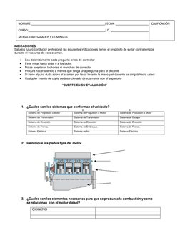INDICACIONES  
Saludos futuro conductor profesional las siguientes indicaciones tienes el propósito de evitar contratiempos