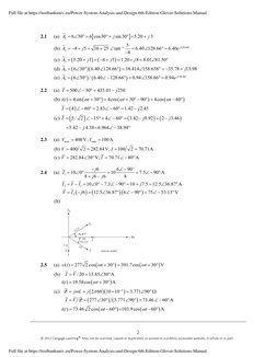 Power System Analysis and Design 6th Edition Glover Solutions Manual ...