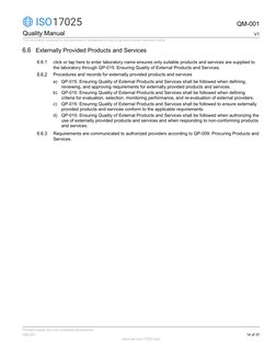 QM-001
Quality Manual 
V1
The information contained in this document is confidential to click or tap here to enter laborato