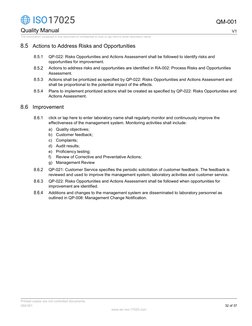 QM-001
Quality Manual 
V1
The information contained in this document is confidential to click or tap here to enter laborato