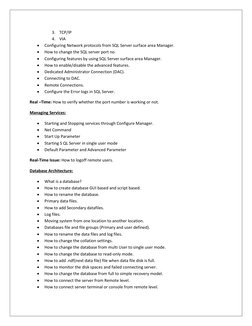 SQL Server DBA Training Guide | PDF | Business | Technology & Engineering