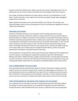 farmland. Such broken habitat attracts rabbits, squirrels, and a variety of upland game birds. The red-
tailed hawk is our mo