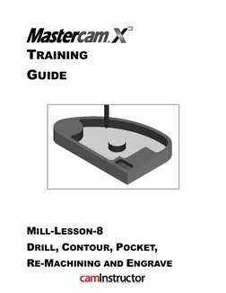 Mastercam Mill Lesson 8 Guide | PDF | Machining | Numerical Control