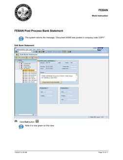 FEBAN Bank Statement Processing Guide | PDF
