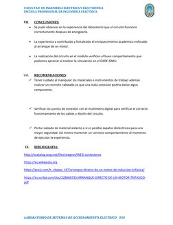 FACULTAD  DE INGENIERIA ELECTRICA Y ELECTRONICA 
ESCUELA PROFESIONAL DE INGENIERIA ELECTRICA 
 
 
LABORATORIO DE SISTEMAS DE