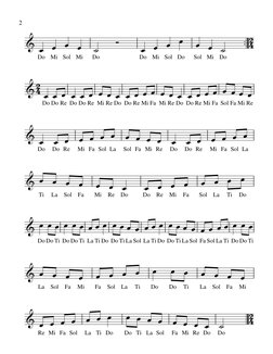 Beginner Solfege Exercises PDF | PDF | Musical Notation | Symbols