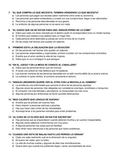 7. “EL QUE COMPRA LO QUE NECESITA, TERMINA VENDIENDO LO QUE NECESITA” 
a) Las personas que pagan sus deudas saben realmente