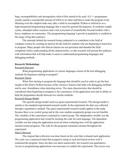 bugs, incompatibilities and incongruities when it first started to be used. A C++ programmer 
usually spends a considerable a