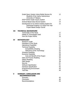 Grade Query System Using Mobile Devices for 
 
Students of the Juarez Autonomous 
 
University of Tabasco 
12