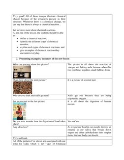 Types of Chemical Reactions Lesson Plan | PDF | Chemical Reactions ...