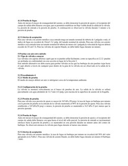 Estanqueidad en Válvulas de Alivio API 527 | PDF | Presión | Agua