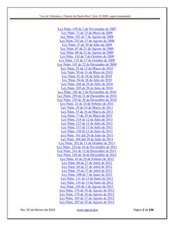 “Ley de Vehículos y Tránsito de Puerto Rico” [Ley 22-2000, según enmendada] 
 
 
Rev. 05 de febrero de 2018 
 www.ogp.pr.gov