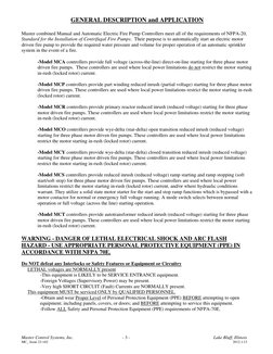 Electric Fire Pump Controller Manual | PDF | Switch | Electrical Wiring