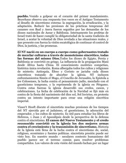 pueblo. Venido a golpear en el corazón del primer mandamiento. 
Beyerhaus observa una respuesta tres veces en el Antiguo Test