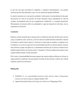 lo que hay una gran necesidad de evangelizar y catequizar adecuadamente a las grandes 
mayorías que han sido bautizadas y que