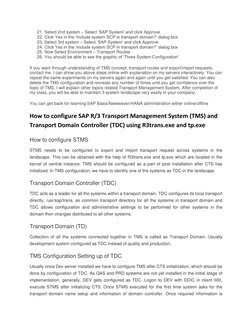 Configuring STMS in SAP: Step-by-Step Guide | PDF | Dialog Box | Domain ...