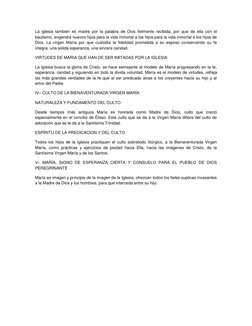 La iglesia también es madre por la palabra de Dios fielmente recibida, por que de ella con el 
bautismo, engendra nuevos hijo