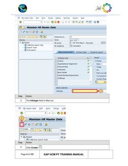SAP HCM Payroll Training Manual | PDF | Payroll | Icon (Computing)