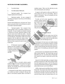 NOTES IN FORENSIC BALLISTICS
MAPFILES
5 | P a g e
4.
Tiny cylindrical shapes
D.
THE 4 MAIN CLASSES OF PROPELLANTS