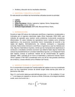 3 
 
 Análisis y discusión de los resultados obtenidos. 
4. MATERIAL Y EQUIPO A UTILIZAR 
En esta sección se enlistan las he