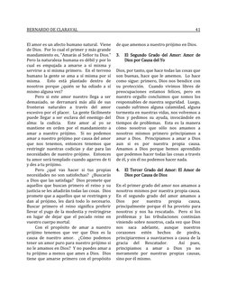 BERNARDO DE CLARAVAL 
41 
 
 
 
El amor es un afecto humano natural.  Viene 
de Dios.  Por lo cual el primer y más grande 
ma