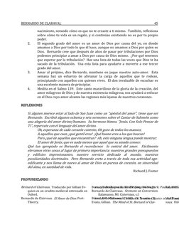 BERNARDO DE CLARAVAL 
45 
 
 
nacimiento, notando cómo es que no te creaste a ti mismo.  También, reflexiona 
sobre cómo tu v
