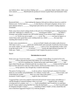 any fashion show. And even those finding such ________ particular shade of pink a little scary 
were catered ________; MacDon