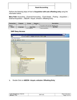 ABZON: Asset Acquisition Process | PDF | Receipt | Mergers And Acquisitions