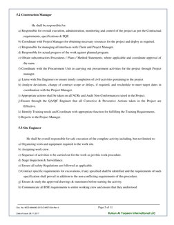 Road Works Method Statement for MAM Project | PDF | Construction ...