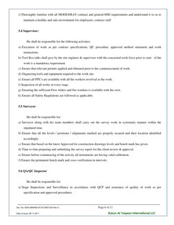 Road Works Method Statement for MAM Project | PDF | Construction ...